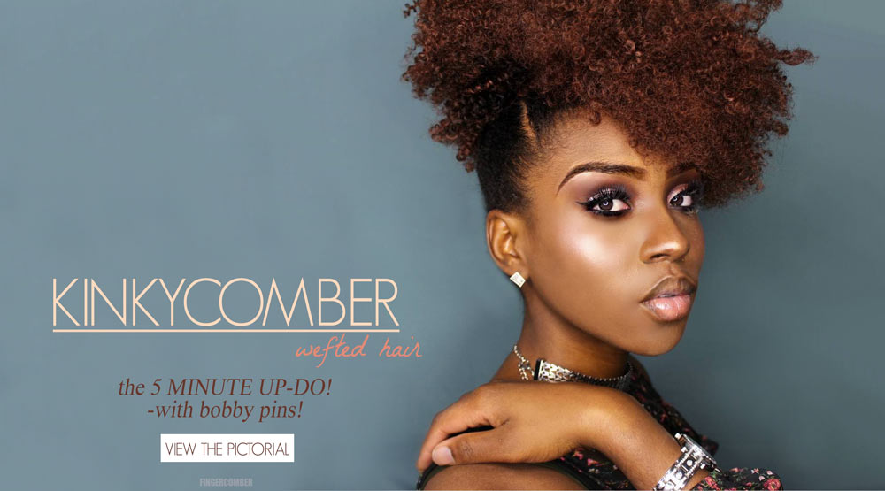 https://fingercomber.com/kinkycomber-wefted-hair-5-minute-up-do/