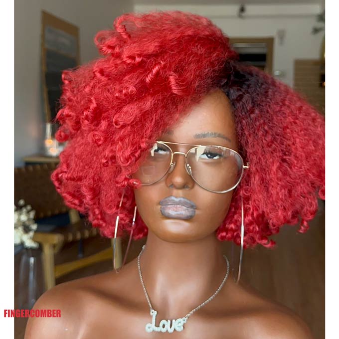 The Melanin Monroe Comber Styling Unit in Candy Apple image 0