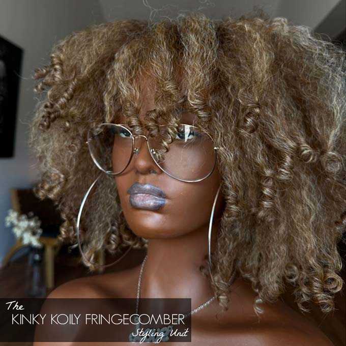 The Kinky KOILY FringeCOMBER Styling Unit-Bronze image 0