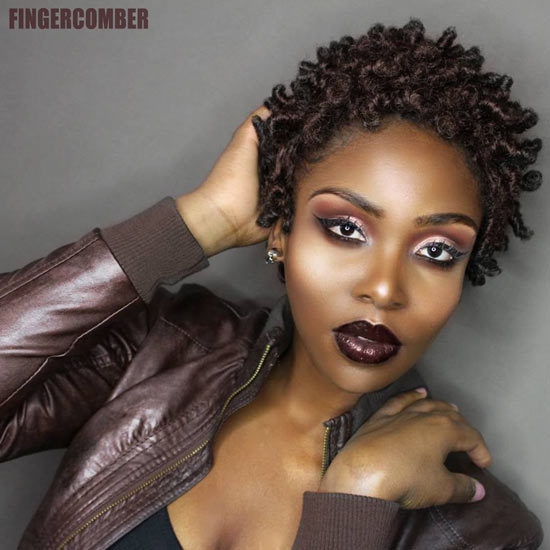 Teenie Weenie Afro Styling Unit - Ombre-Sangria(Chestnut Black-Sangria Blend) image