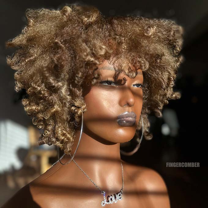 The FRINGEcomber Fro Styling Unit-GIN BRÛLÉE image 1