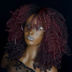 The FRINGED KOIL OUT Styling Unit - Black Cherry Ice