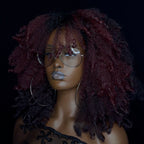 The FRINGED KOIL OUT Styling Unit - Black Cherry Ice