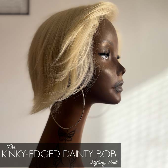 The KINKY-EDGED DAINTY BOB Styling Unit -Hyper Blonde