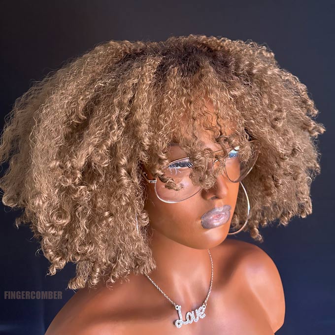 The FRINGEcomber Fro Styling Unit-Chai Tea image 1