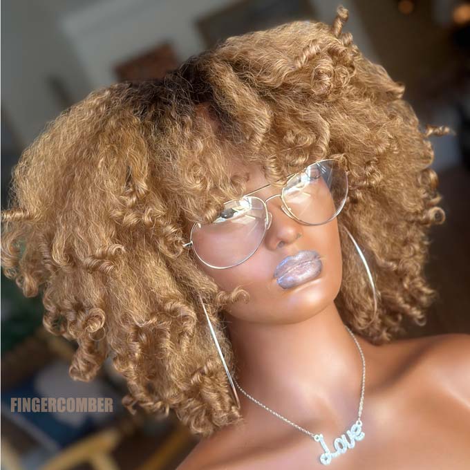 The LAYERED FringeCOMBER HD Styling Unit-Ginger Tea image 0