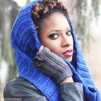 The Big Hair Bonnet Various Colors - Cobalt image