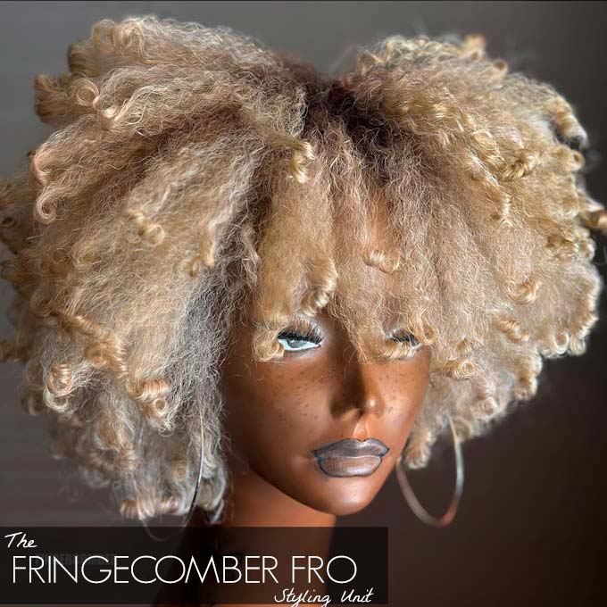 The FRINGEcomber Fro Styling Unit-Honey Colada image 0
