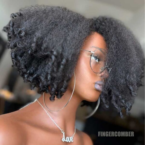 The KINKY KOILY ASSYMETRICAL BOB Styling Unit