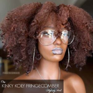 The Kinky KOILY FringeCOMBER Styling Unit -Ride or Dye Red
